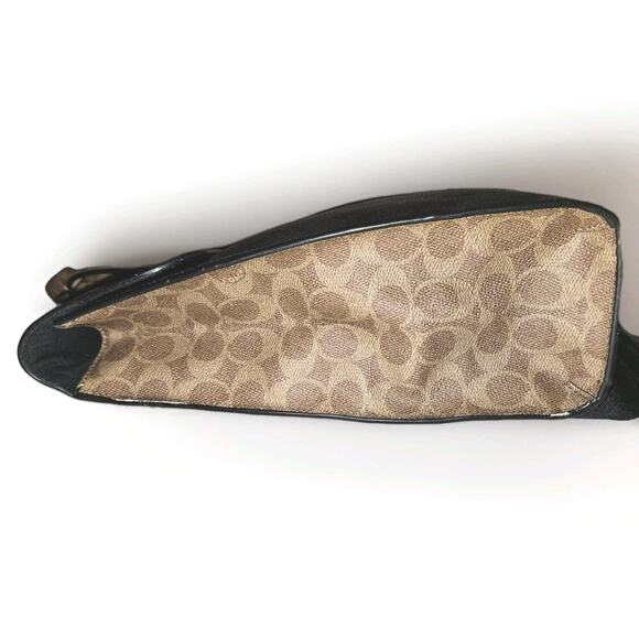 Coach 5079 2-Way Leather Metropolitan Portfolio Messenger Bag W/ Strap 15x12x3.5 - Picture 8 of 16